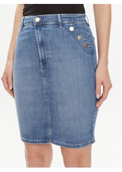 Guess Spódnica jeansowa Iolonda W4GD39 D5B42 Niebieski Slim Fit ze sklepu MODIVO w kategorii Spódnice - zdjęcie 171540807