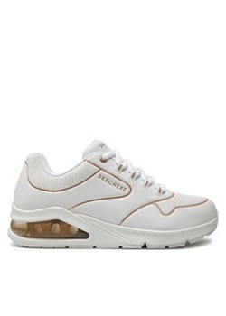 Skechers Sneakersy Golden Trim 155637/WTGD Biały ze sklepu MODIVO w kategorii Buty sportowe damskie - zdjęcie 171540947