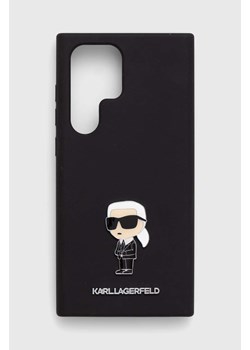 Karl Lagerfeld etui na telefon S23 Ultra S918 kolor czarny ze sklepu ANSWEAR.com w kategorii Etui - zdjęcie 171541227