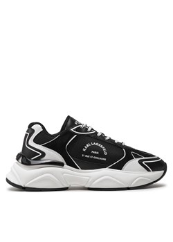 Sneakersy KARL LAGERFELD KL56538 Black Lthr/Textile 400 ze sklepu eobuwie.pl w kategorii Buty sportowe męskie - zdjęcie 171542059