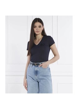 Armani Exchange T-shirt | Regular Fit ze sklepu Gomez Fashion Store w kategorii Bluzki damskie - zdjęcie 171542556