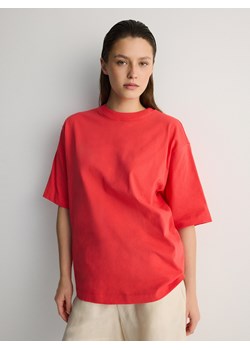 Reserved - T-shirt oversize - czerwony ze sklepu Reserved w kategorii Bluzki damskie - zdjęcie 171544189