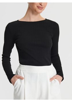 Sinsay - Koszulka z długim rękawem - czarny ze sklepu Sinsay w kategorii Bluzki damskie - zdjęcie 171544785