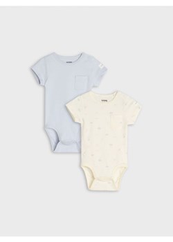 Sinsay - Body 2 pack - niebieski ze sklepu Sinsay w kategorii Body niemowlęce - zdjęcie 171544865