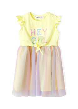Dziewczęca sukienka z kolorowym tiulem- Hey girl ze sklepu 5.10.15 w kategorii Sukienki dziewczęce - zdjęcie 171545917