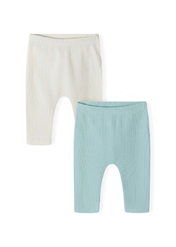 2-pack legginsów w prążki unisex dla niemowlaka ze sklepu 5.10.15 w kategorii Legginsy niemowlęce - zdjęcie 171546045