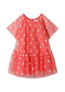 Czerwona tiulowa sukienka w kwiatki dla niemowlaka ze sklepu 5.10.15 w kategorii Sukienki niemowlęce - zdjęcie 171546058