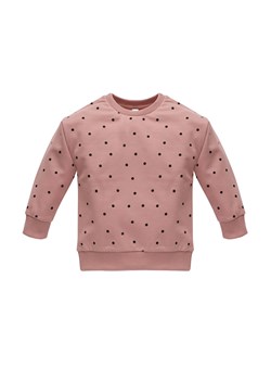Bluza dla dziewczynki nierozpinana - różowa w groszki TRES BIEN - Pinokio ze sklepu 5.10.15 w kategorii Bluzy dziewczęce - zdjęcie 171546176