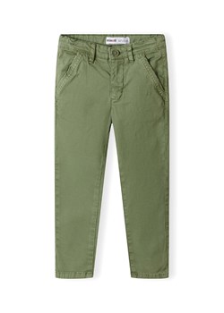 Zielone spodnie typu chino dla chłopca ze sklepu 5.10.15 w kategorii Spodnie chłopięce - zdjęcie 171546186