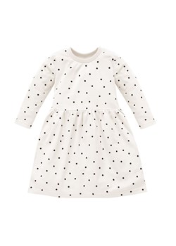 Sukienka niemowlęca écru w groszki  TRES BIEN - Pinokio ze sklepu 5.10.15 w kategorii Sukienki niemowlęce - zdjęcie 171546228