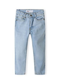 Klasyczne jasnoniebieskie spodnie jeansowe dla chłopca ze sklepu 5.10.15 w kategorii Spodnie chłopięce - zdjęcie 171546425