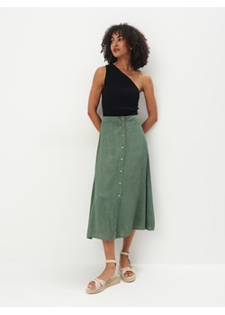 Mohito - Spódnica midi - ciemny zielony ze sklepu Mohito w kategorii Spódnice - zdjęcie 171546765