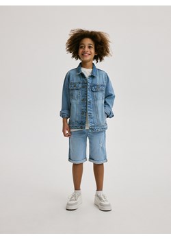 Reserved - Szorty jeansowe regular - niebieski ze sklepu Reserved w kategorii Spodenki chłopięce - zdjęcie 171547007