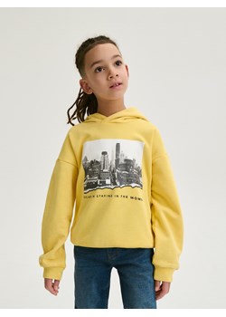 Reserved - Bluza z kapturem - żółty ze sklepu Reserved w kategorii Bluzy chłopięce - zdjęcie 171547245