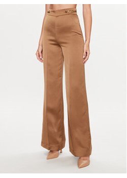 Marciano Guess Spodnie materiałowe 3YGB03 9861Z Beżowy Regular Fit ze sklepu MODIVO w kategorii Spodnie damskie - zdjęcie 171548589