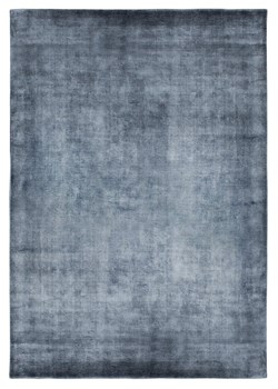 Dywan LINEN DARK BLUE gęsty gładki tkany delikatny 160x230 200x300 ze sklepu George Azzar w kategorii Dywany - zdjęcie 171548735