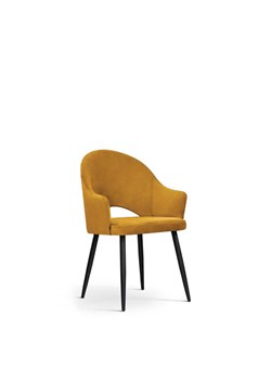 Krzesło tapicerowane Gona nowoczesna forma metalowe nogi ze sklepu George Azzar w kategorii Krzesła - zdjęcie 171548826
