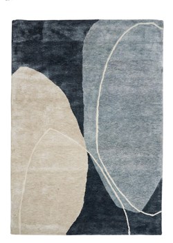 Dywan GLACIER niebiesko-beżowy ręcznie tkany ze sklepu George Azzar w kategorii Dywany - zdjęcie 171548895