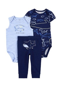 carter&apos;s 3-częściowy zestaw w kolorze niebieskim ze sklepu Limango Polska w kategorii Komplety niemowlęce - zdjęcie 171550995