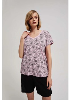 Koszulka damska z kwiatowym nadrukiem ze sklepu 5.10.15 w kategorii Bluzki damskie - zdjęcie 171553479
