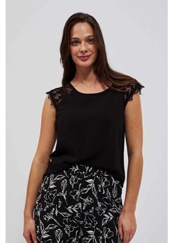 Koszulka damska z ażurowymi rękawami ze sklepu 5.10.15 w kategorii Bluzki damskie - zdjęcie 171553487
