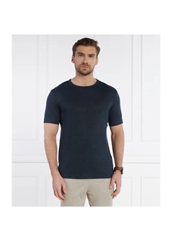 BOSS BLACK Lniany t-shirt | Regular Fit ze sklepu Gomez Fashion Store w kategorii T-shirty męskie - zdjęcie 171553546