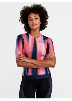 Craft Koszulka kolarska &quot;ADV Aero Jersey&quot; w kolorze różowo-niebieskim ze sklepu Limango Polska w kategorii Bluzki damskie - zdjęcie 171555477
