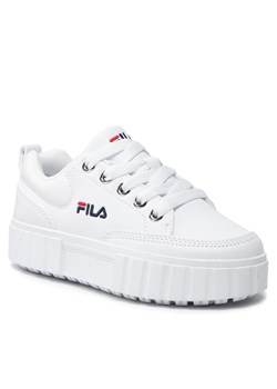 Sneakersy Fila Sandblast Kids FFK0038.10004 White ze sklepu eobuwie.pl w kategorii Buty sportowe dziecięce - zdjęcie 171556705