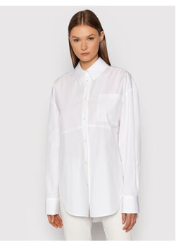 MSGM Koszula 3141MDE12 217603 Biały Oversize ze sklepu MODIVO w kategorii Koszule damskie - zdjęcie 171556989