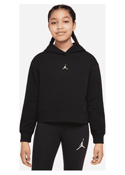 Bluza z kapturem dla dużych dzieci (dziewcząt) Jordan - Czerń ze sklepu Nike poland w kategorii Bluzy dziewczęce - zdjęcie 171559677