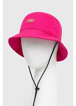 Dickies kapelusz bawełniany kolor różowy bawełniany ze sklepu PRM w kategorii Kapelusze męskie - zdjęcie 171559818