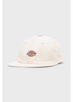 Dickies czapka z daszkiem sztruksowa CHASE CITY CAP kolor biały z aplikacją DK0A4YPJ ze sklepu PRM w kategorii Czapki z daszkiem damskie - zdjęcie 171559946