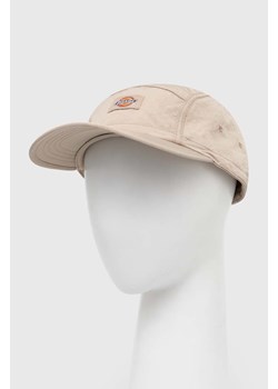 Dickies czapka z daszkiem FINCASTLE CAP kolor beżowy z aplikacją DK0A4YPC ze sklepu PRM w kategorii Czapki z daszkiem damskie - zdjęcie 171559948
