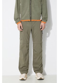 Columbia spodnie Silver Ridge Utility męskie kolor zielony proste 2012962 ze sklepu PRM w kategorii Spodnie męskie - zdjęcie 171560329