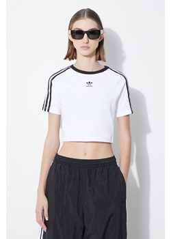 adidas Originals t-shirt damski kolor biały IP0662 ze sklepu PRM w kategorii Bluzki damskie - zdjęcie 171560466