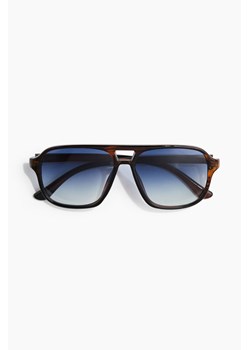 H & M - Okulary przeciwsłoneczne - Brązowy ze sklepu H&M w kategorii Okulary przeciwsłoneczne męskie - zdjęcie 171560597