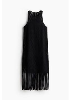 H & M - Sukienka o wyglądzie szydełkowej robótki - Czarny ze sklepu H&M w kategorii Sukienki - zdjęcie 171560655