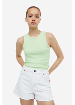 H & M - Koszulka w prążki - Zielony ze sklepu H&M w kategorii Bluzki damskie - zdjęcie 171560657