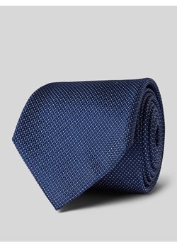 Krawat jedwabny ze wzorem na całej powierzchni ze sklepu Peek&Cloppenburg  w kategorii Krawaty - zdjęcie 171560867