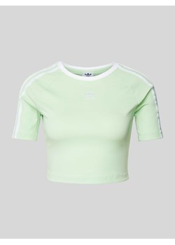 T-shirt krótki z paskami w kontrastowym kolorze ze sklepu Peek&Cloppenburg  w kategorii Bluzki damskie - zdjęcie 171560875
