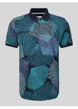 Koszulka polo o kroju slim fit z nadrukiem na całej powierzchni model ‘Big Coral’ ze sklepu Peek&Cloppenburg  w kategorii T-shirty męskie - zdjęcie 171560899