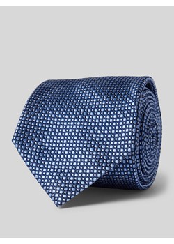 Krawat jedwabny ze wzorem na całej powierzchni ze sklepu Peek&Cloppenburg  w kategorii Krawaty - zdjęcie 171561036