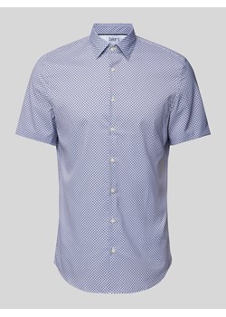 Koszula biznesowa o kroju slim fit ze wzorem na całej powierzchni ze sklepu Peek&Cloppenburg  w kategorii Koszule męskie - zdjęcie 171561158