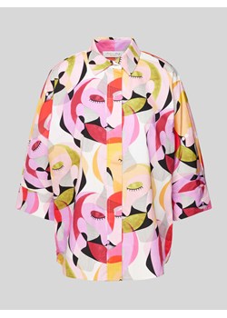 Bluzka we wzory na całej powierzchni ze sklepu Peek&Cloppenburg  w kategorii Koszule damskie - zdjęcie 171561195