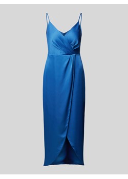 Sukienka koktajlowa z dekoltem w serek i cienkimi ramiączkami ze sklepu Peek&Cloppenburg  w kategorii Sukienki - zdjęcie 171561456