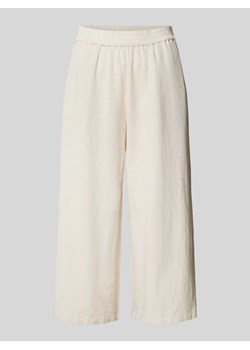 Spodnie materiałowe z szeroką,skróconą nogawką model ‘PRISILLA’ ze sklepu Peek&Cloppenburg  w kategorii Spodnie damskie - zdjęcie 171561519