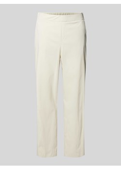 Spodnie materiałowe rozkloszowane o skróconym kroju model ‘FENJA’ ze sklepu Peek&Cloppenburg  w kategorii Spodnie damskie - zdjęcie 171561679