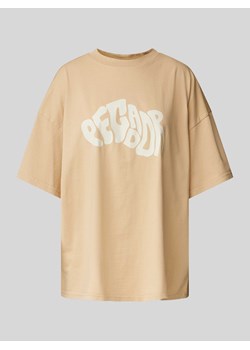 T-shirt o kroju oversized z nadrukiem z logo model ‘PALUMA’ ze sklepu Peek&Cloppenburg  w kategorii Bluzki damskie - zdjęcie 171561745