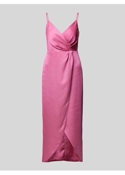 Sukienka koktajlowa z dekoltem w serek i cienkimi ramiączkami ze sklepu Peek&Cloppenburg  w kategorii Sukienki - zdjęcie 171561839