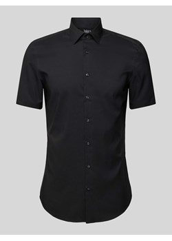 Koszula biznesowa o kroju slim fit z rękawem o dł. 1/2 ze sklepu Peek&Cloppenburg  w kategorii Koszule męskie - zdjęcie 171561958